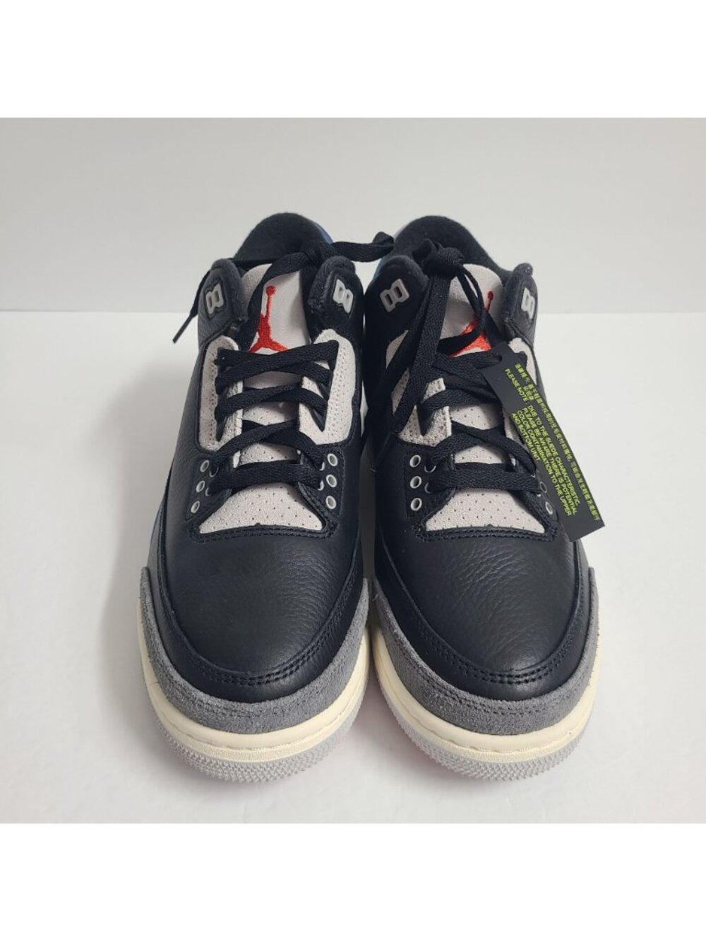 NEW Nike Air Jordan 3 Retro OG Rare Air Shoes IB8967-004 Size 8 Black #3 - Picture 2 of 9